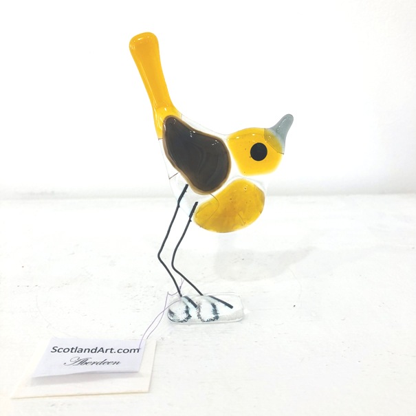 ''Aberdeen' - Fused Glass Bird' by artist Moira Buchanan
